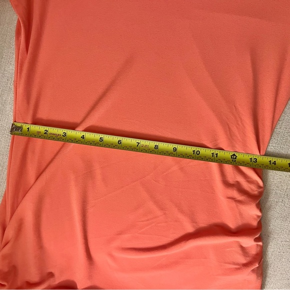 Michael Costello Molly Mini Dress in Coral - Picture 8 of 10